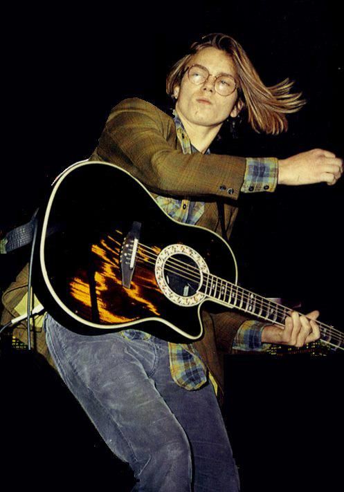 . * • . • kurt cobain and river phoenix playing guitar • . * . . *  .   • . .   :  .     • . *  .   .   *  •   .   •   .    .  *    •  . *.    *. •   .   *     *.   .   •.    *.  — a thread