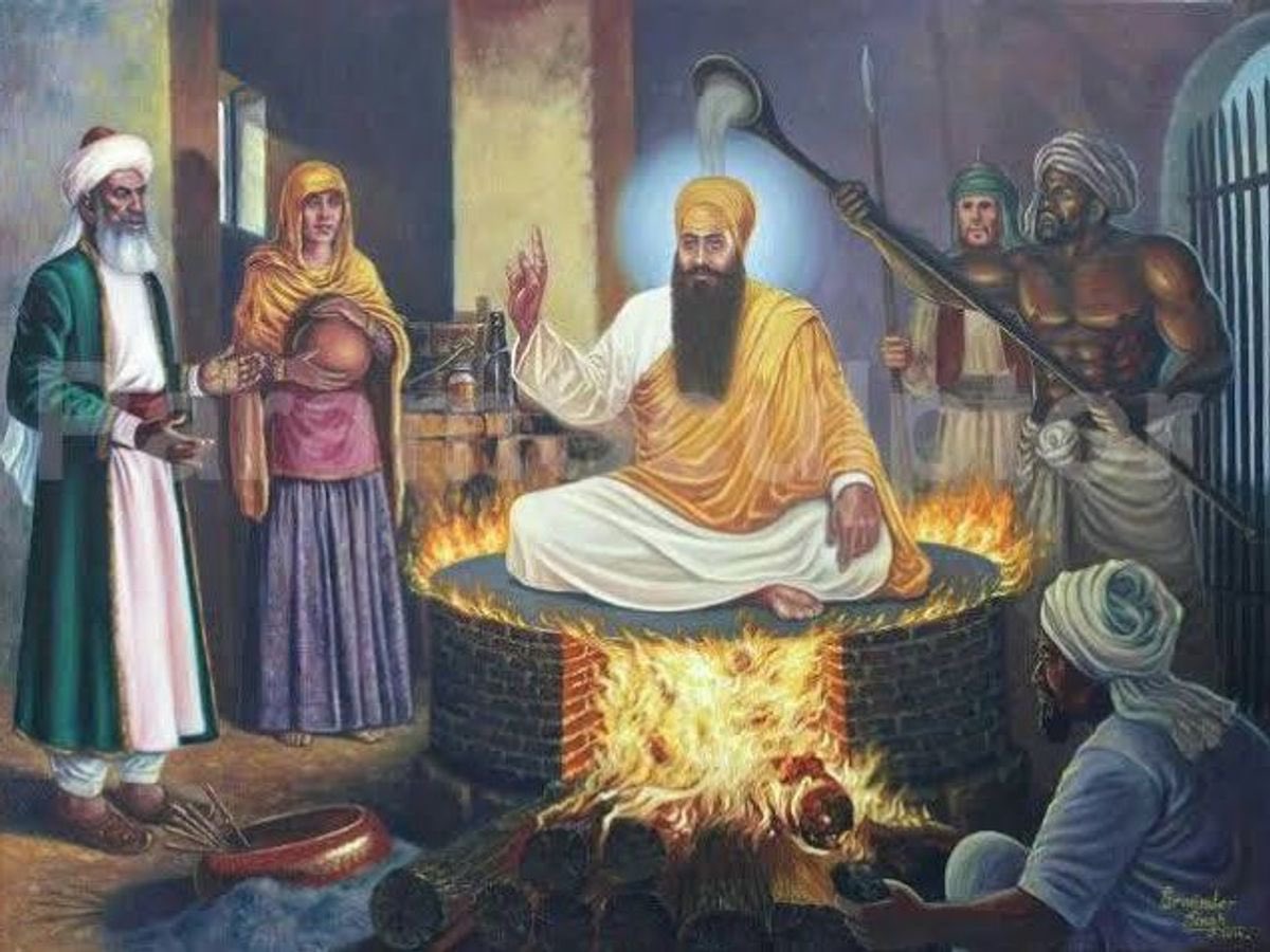 THREAD: Has India ever considered the contributions of Punjab? As Sikhi developed in 1500 CE, our Guruji’s led a movement for religious freedom, fought against Mughal invaders, & prevented the forceful conversion of thousands of Hindus & Sikhs.
