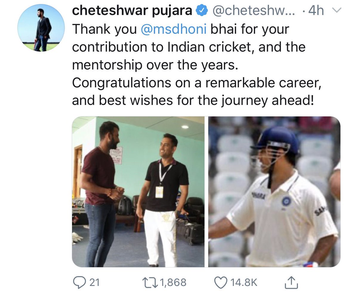 A Thread on MS Dhoni’s Bon voyage Divided by State , Language & politics.. United by  @msdhoni  #ThankYouMSDhoni  #ThankYouMahi