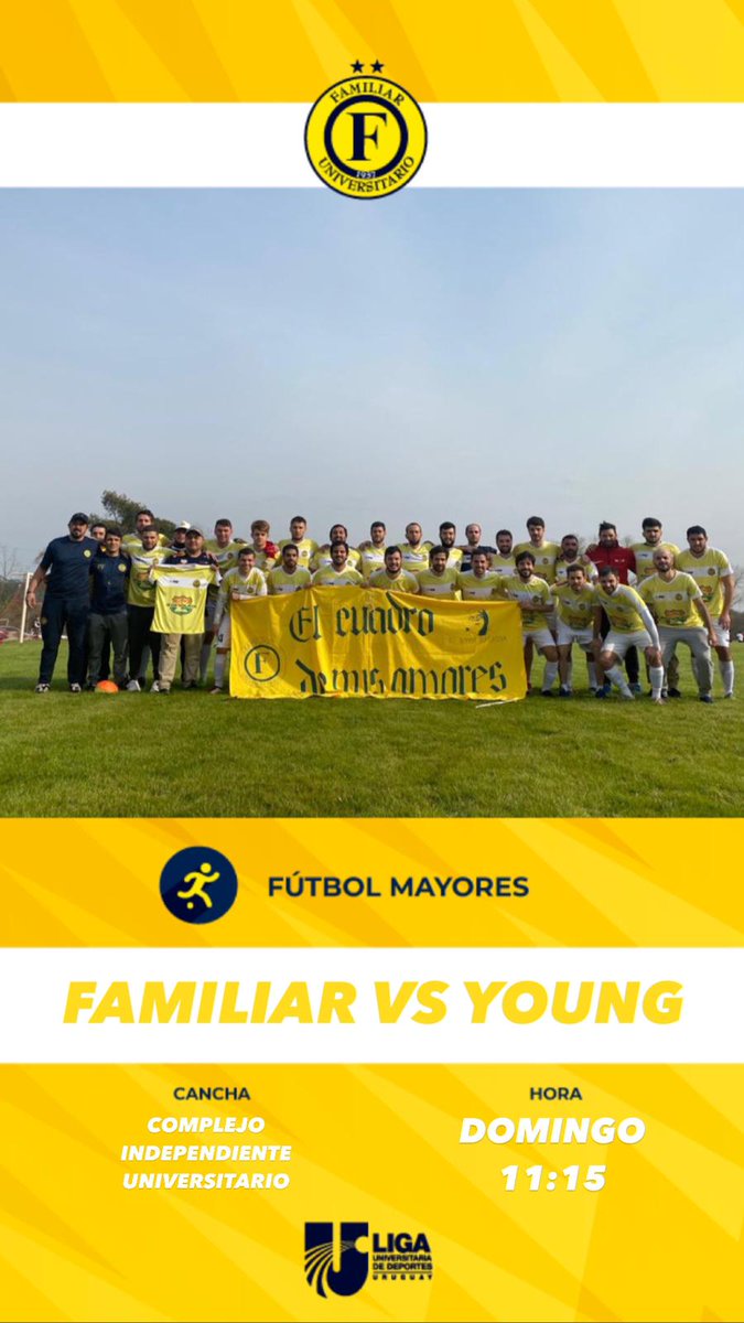 Mañana los esperamos a todos para alentar a la mayor