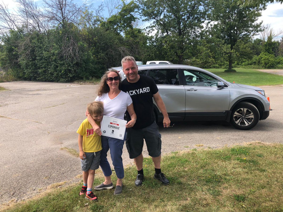 wingsandslicks's tweet photo. Here's the winners of today's Adventure Drive: Operation Black Maple.  Congratulations Team Mooch! https://t.co/ao6MF7FNCf