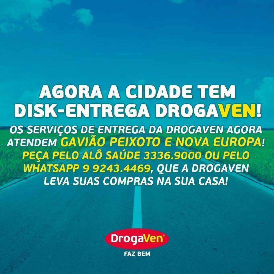 afeoficial's tweet photo. Está mais fácil economizar! A rede DrogaVen também entrega em Gavião Peixoto e Nova Europa!
#gaviaopeixoto #novaeuropa #drogaven #drogavenfarmacias #drogavenfazbem #diskentrega #deliverymedicamentos #alosaude #alosaudedrogaven #whatsapp #ficaemcasa https://t.co/9cFuNn9QBt