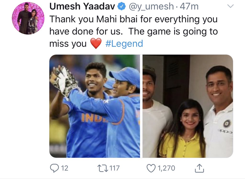 A Thread on MS Dhoni’s Bon voyage Divided by State , Language & politics.. United by  @msdhoni  #ThankYouMSDhoni  #ThankYouMahi