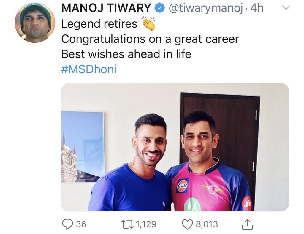 A Thread on MS Dhoni’s Bon voyage Divided by State , Language & politics.. United by  @msdhoni  #ThankYouMSDhoni  #ThankYouMahi