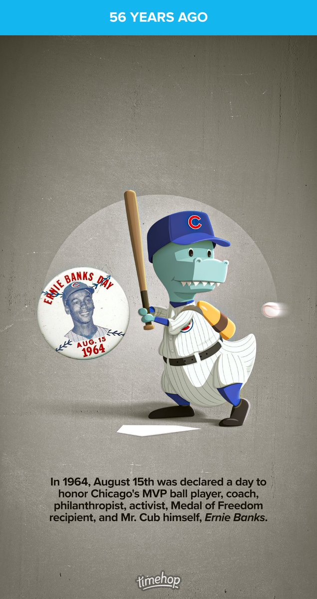 amycorr42's tweet photo. ⁦@LenKasper⁩ ⁦@JimDeshaies⁩ Happy Ernie Banks Day!! #GoCubsGo https://t.co/82oC458MIQ