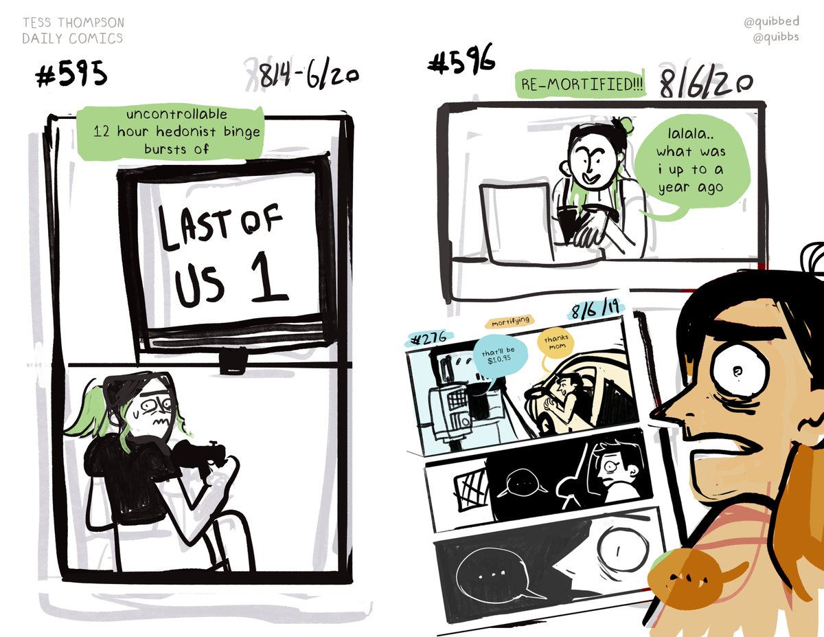 DAILIES... MY DAILY COMICS FROM EVERY DAY!! STILL catching up.... i've been crazy busy. anyways here's where you can read all of them! https://t.co/Z5RDjqIh0U