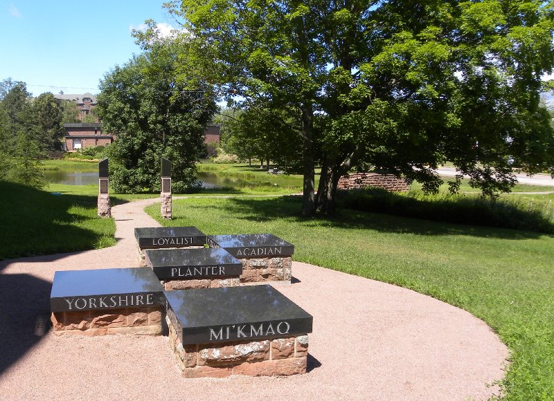 We recently worked with a number of community partners to coordinate the construction of a path to and from our Rotary Millennial Bridge to connect with the 'Sackville Centennial Monument'.