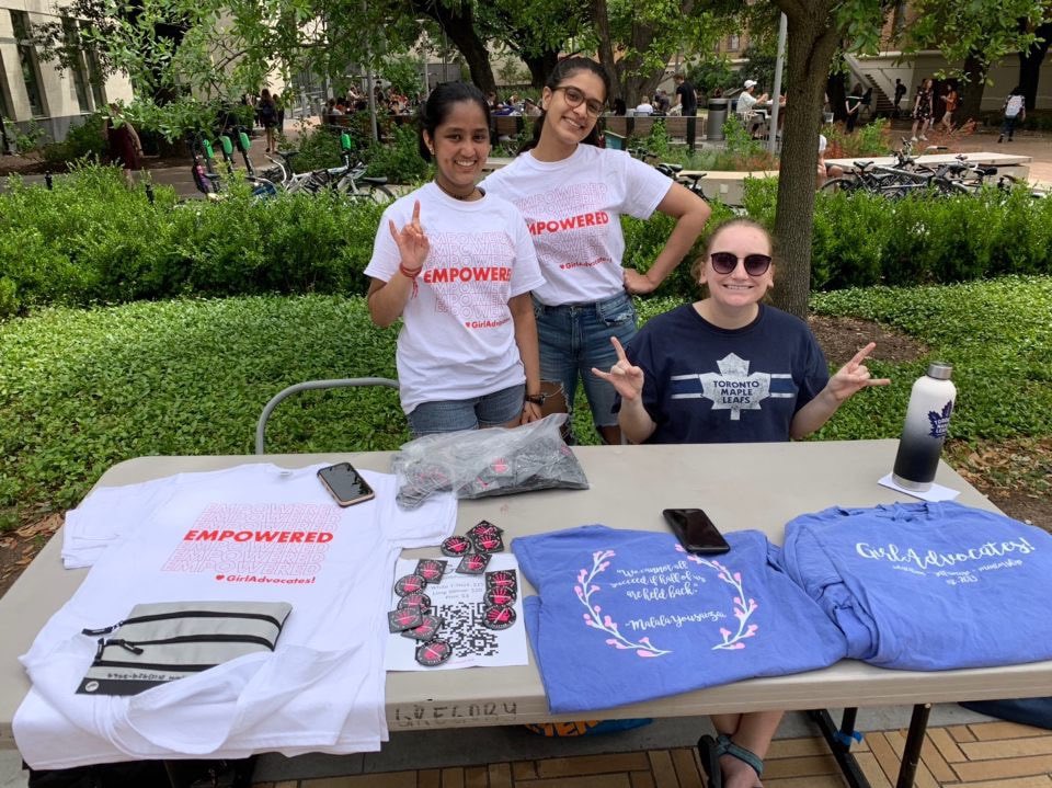 UTexasConnect's tweet photo. GirlAdvocates! is a student organization at the University of Texas at Austin, created in 2013, and focused on encouraging and promoting education and self-image for young girls in the Austin area and all over the world. https://t.co/JBiUBy5osL