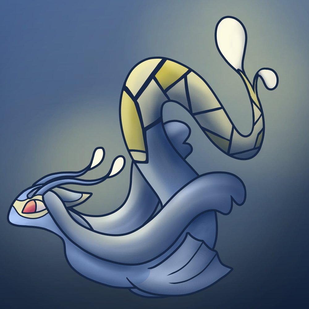 CometSnek's tweet photo. A Pokemon fusion of Milotic and Lanturn!

#pokemonfusion #pokemon #fakemon https://t.co/oDbw4w5Y4Y