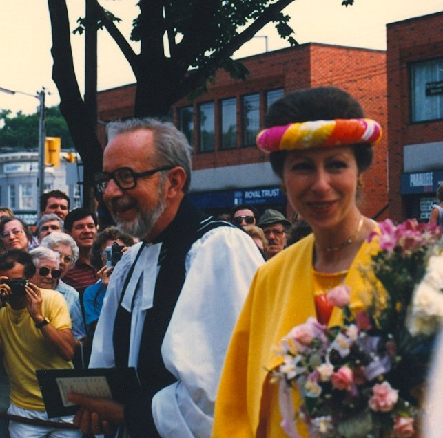 TheWidowTillane's tweet photo. Princess Anne visiting Toronto's Bloor West Village, June 1986. Photo by me. #PrincessRoyalAt70 https://t.co/f1DKs3wcKc