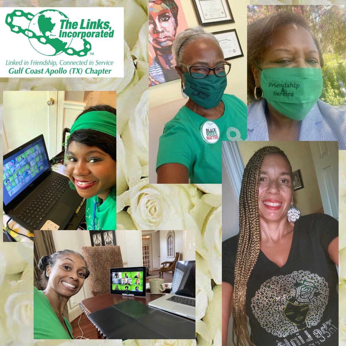 GCAC_Links's tweet photo. Celebrating what was before and planning for what is ahead! GCAC Links held our very first VIRTUAL chapter retreat. We indeed had a “VIRTUAL IMMERSION-Into a New World”, connecting as friends and celebrating our service. We are ready! 💚✅💻✨ #VirtualImmersion #GCACLinks https://t.co/hIIHVFugxI