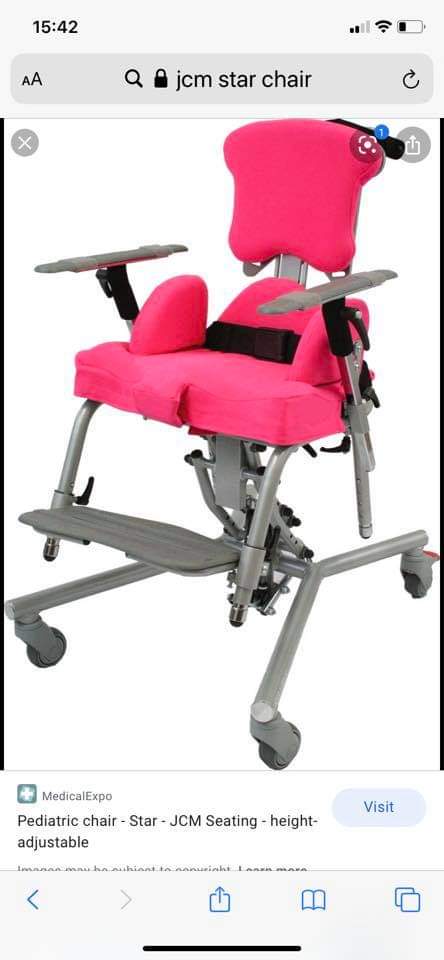 DOLLY-WOOD AND ALL SHE'S WITHSTOOD 

Dolly’s new support chair for when she starts nursery 😍 For a supportive chair, it’s not that supportive which just shows how far she has come xx

#ProtecttheVulnerable