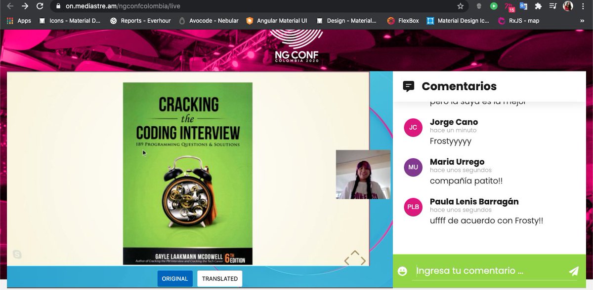 Estefa_Tapias's tweet photo. ¿Cómo convertirse en un estudiante orientado al trabajo?
DREAM JOB! 🥰 🚀
Gracias @luucamay_ por compartir tú experiencia en @NgConfCo #NgConfCo2020 #developers #Angular #Jobs https://t.co/VsSZxgXw3W
