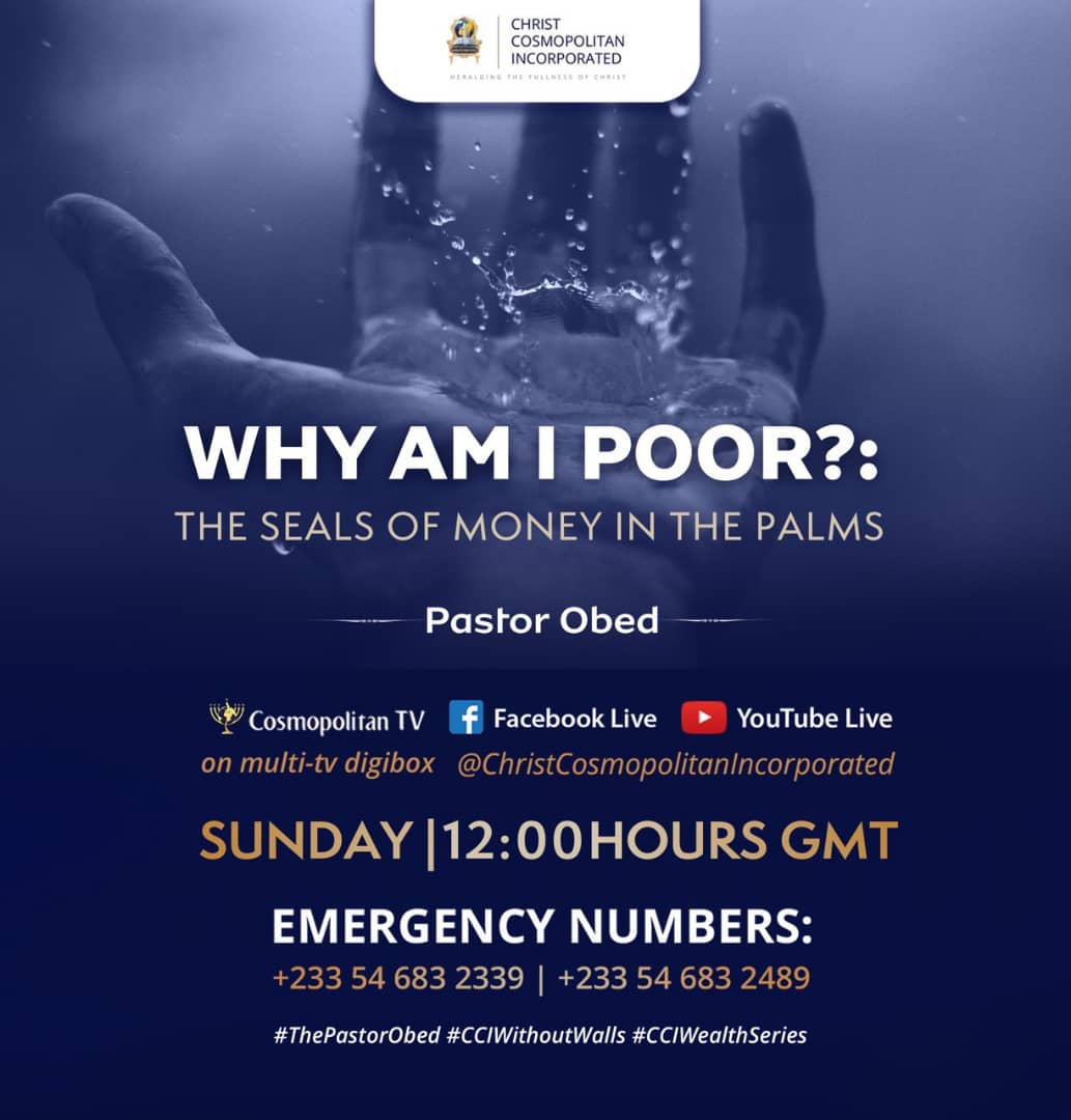 CyvilG's tweet photo. GET READY FOR TOMORROW

Tomorrow is our favorite day because CCI X ONLINE!
Pastor Obed will reveal THE SEALS OF MONEY IN THE PALMS and you'll want to hear it!
We go live at 12 NOON!
Make a date with us.
GOD BLESS YOU
#ThePastorObed
#CCIWithoutWalls
#CCIWealthSeries https://t.co/1ZRdp0Apwj