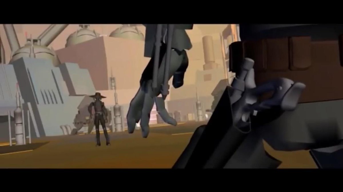 Daniel_Logan's tweet photo. Auctually, Corey Burton (Cad Bane) and I, along with the other cast members, have already recorded the voiceover for 4 unreleased @TheCloneWars episodes. Hopefully they get released someday. So let's see what happens with #BobaFett! https://t.co/7jDq0l7LGU