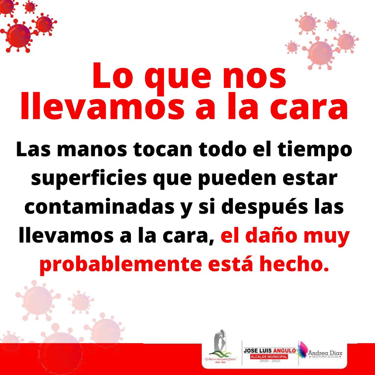 alcaldiaorito's tweet photo. #TodosSalvamosVidas 🗣📢 Es importante que tengamos en cuenta los factores de riesgo de contagio del covid-19 para evitar su propagación.
#VolveraCreerParaCrecer #JoséLuisAnguloRiofrio #AndreaDiaz #FCM #MunicipiosColombia #NoBajemosLaGuardia https://t.co/5B0ZmRZRHY