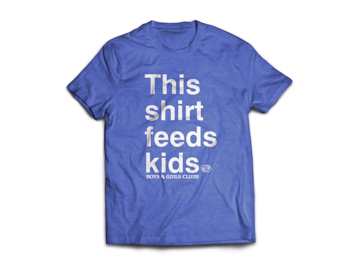 This shirt feeds kids. Join @CBS6Heather @CBS6Albany Sunday morning 8/16 7a-9a to find out how from @bgccapitalarea as they discuss fighting food insecurity in the capital region🙌 #thisshirtfeedskids #boysandgirlsclubs