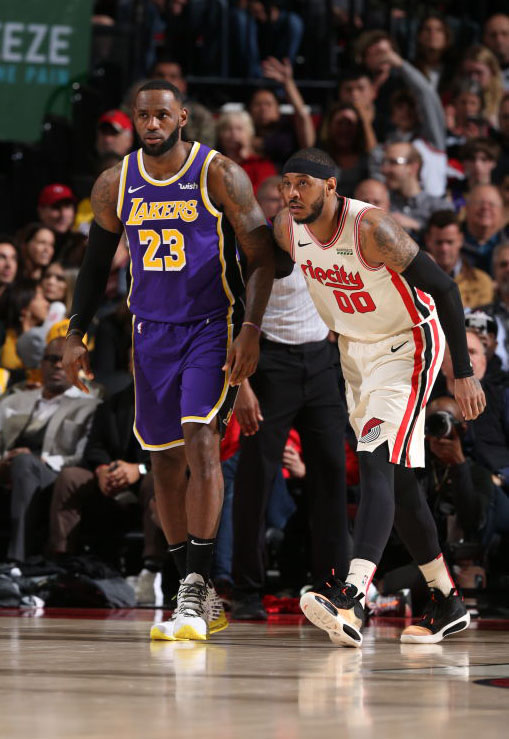 andscape's tweet image. LeBron vs Melo in the first round of the playoffs