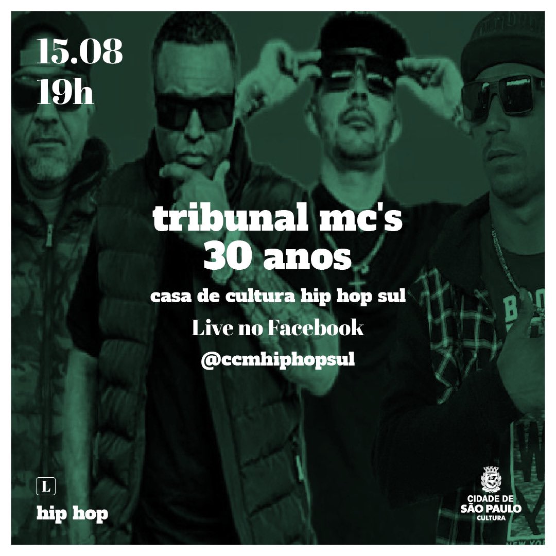 tribunalmcsrap's tweet photo. 🔥É HOJE, HEIM!!!🔥
➡️ÀS 19:00HS ESTAREMOS AO VIVO VIA FACEBOOK PÁGINA CASA DE CULTURA HIP HOP SUL!!!⬅️
👍CURTAM A PÁGINA E CONFIRMEM PRESENÇA NO LINK ABAIXO!!!⬇️
https://t.co/4Ic3Oc9mWI https://t.co/NWL1HvrR6q