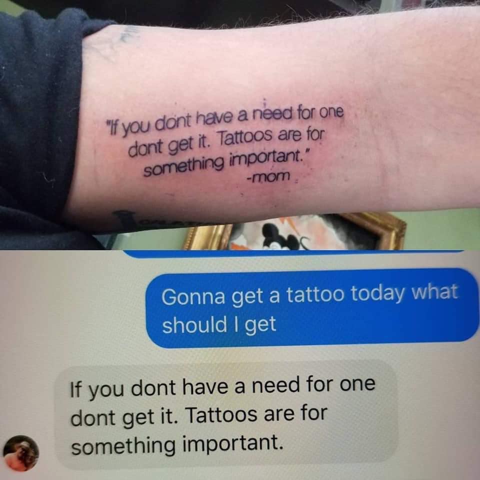 LOL 😂

#english #englishlanguage #language #tattoo #tattooart #ink #arm #quote #phrase