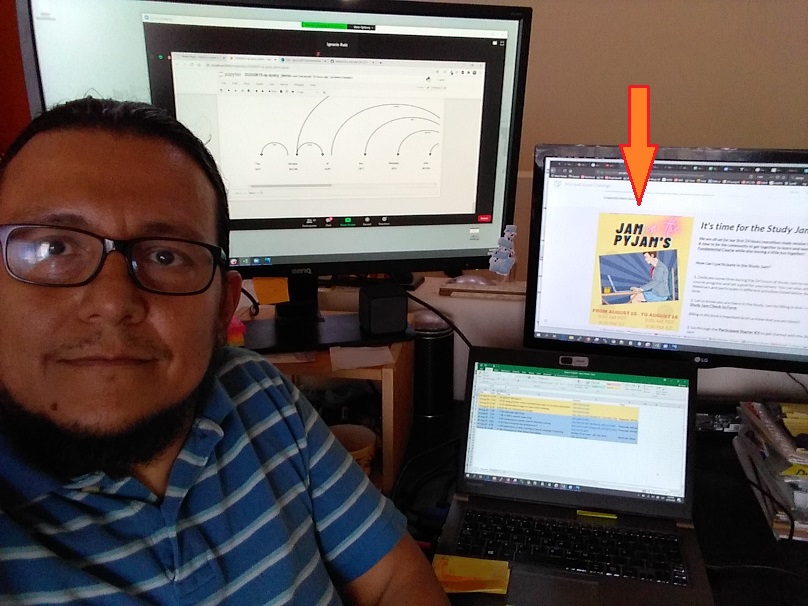 IgnacioRuizMX's tweet photo. Having a blast during #PyJamming #PoweredByMicrosoft as part of the #50daysofudacity challenge
now learning about spaCy @spacy_io and it's amazing NLP features with excellent professor Aleem Juma #AI #ML #ArtificialIntelligence #MachineLearning https://t.co/MP1OwFHsem