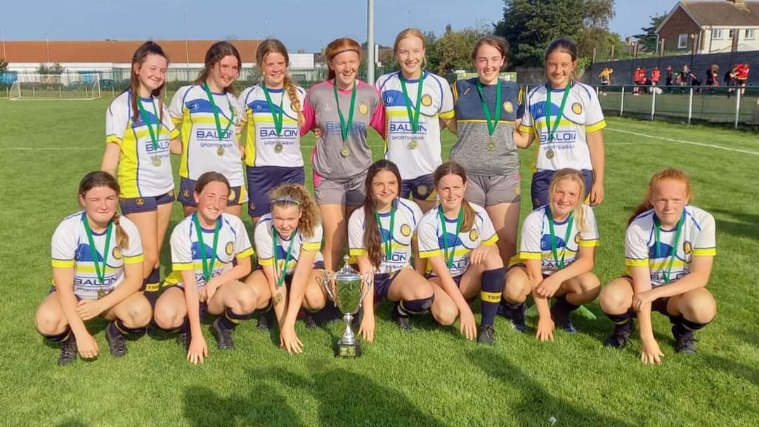 TSSDL1's tweet photo. 🏆🏆TSS&amp;DL Academy Update 🏆🏆

The TSS&amp;DL Academy travelled to Ballbriggan today to take part in the Willie Purtill Friendship Cup. The Girls were victorious following wins against MGL South,Bohemians and Glebe North FC in the final. Well done to everyone involved 🏆 https://t.co/iZuDgvISn8