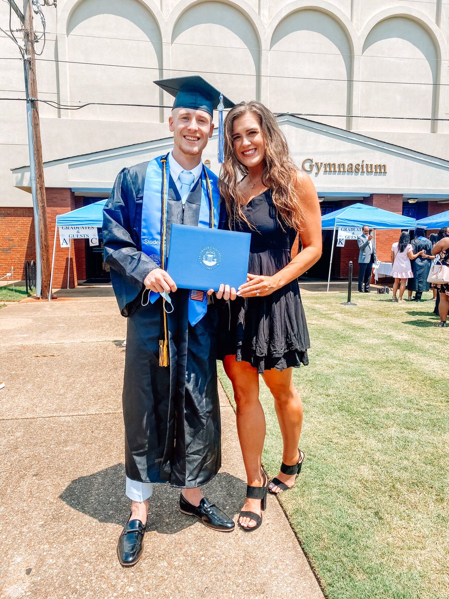 LaneyEden's tweet photo. Last weekend was one for the books!! Proud of my handsome husband graduating with his Bachelors of Science degree in Business Administration &amp; Sports Mangament!! And now I’m officially Laney Eden Chesterman M.Ed!! 🎉🍎❤️🎓 https://t.co/TwFDIoj3sC