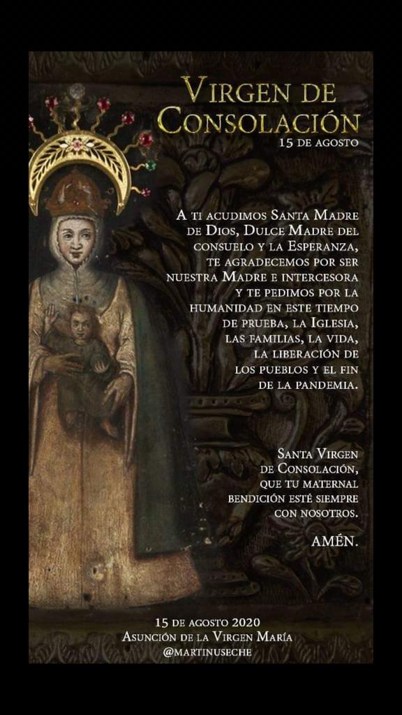 Madre cubrenos con tu sagrado manto