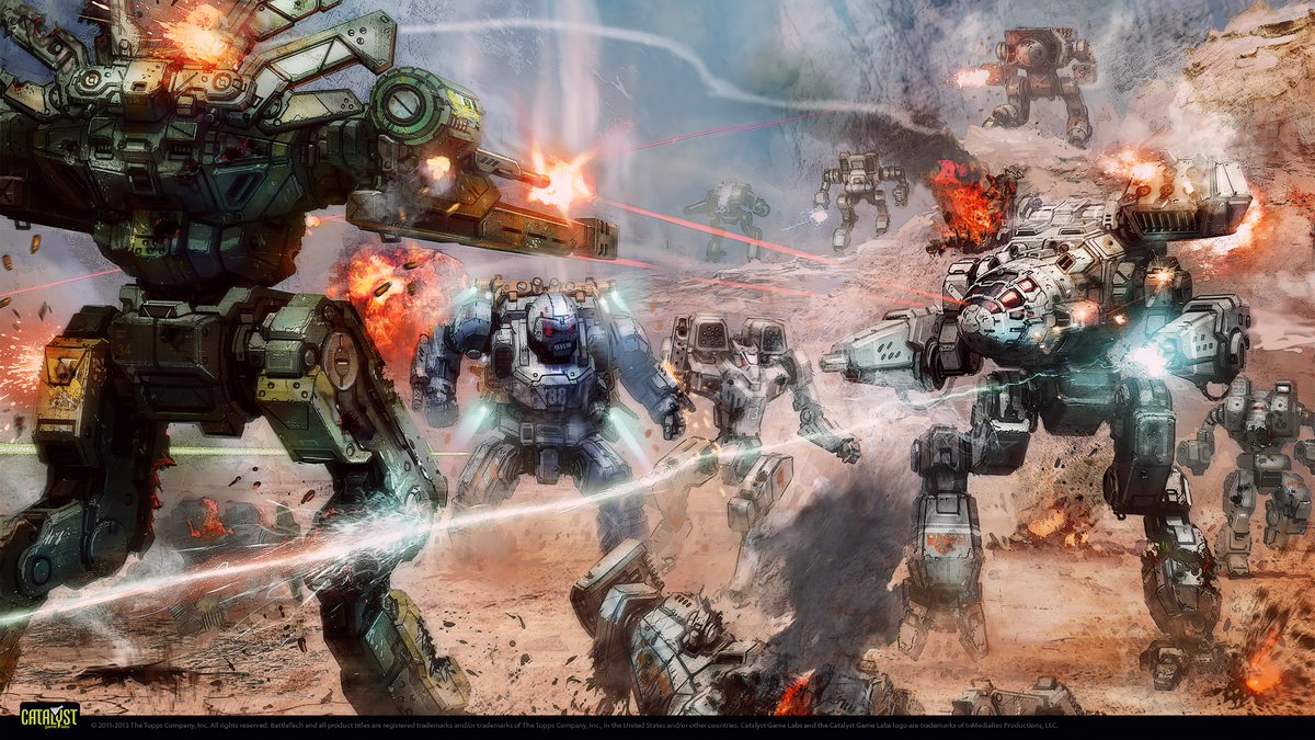 ArtofBattletech's tweet photo. AI upscale of Era Report 3145 cover artwork by the illustrious Alex Iglesias (@Flyingdebrisguy), link to full resolution wallpaper https://t.co/OnSMmYfDKV https://t.co/SLoJacdqww