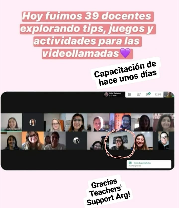 Porque los/as docentes hasta en cuarentena nos seguimos capacitando además de trabajar! 👩🏻‍💻🖱️ Gracias nuevamente Teachers' Support Argentina por este otro fantástico webinar! 🙌🏻Sumando más herramientas súper útiles para la educación a distancia! ✨
#teacherlife #teacher