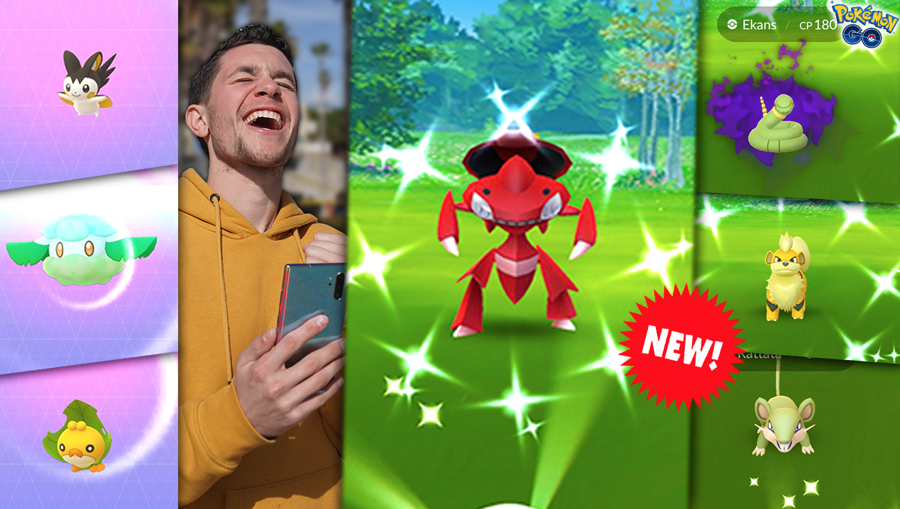 CATCHING SHINY GENESECT + NEW POKÉMON in Pokémon GO! (Unova Event