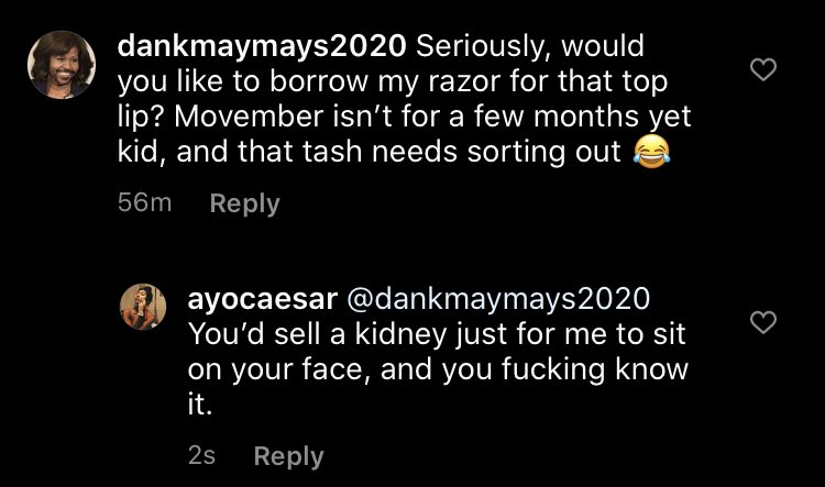 AyoCaesar's tweet image. Done messing about.