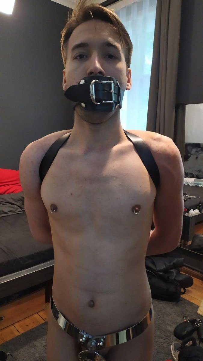 FagBasherBKK's tweet photo. Keeping subs locked is paramount in their training. They will not be distracted by their useless boiclits and will instead focus on pleasing Alphas. @locksandjoy just scored 60 days in his belt. It's worth celebrating, but he will have to do more to earn his supervised release. https://t.co/DRnuzIxgSd
