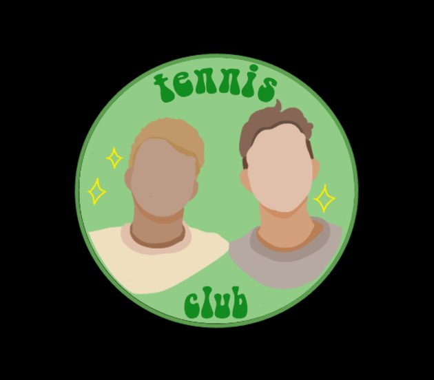 Tennisc1ub's tweet photo. shout out Selma MP4 for making our first ever Tennis Club art! it means the world to us! we love it and we love ya 🧡 https://t.co/5qGSVCMLWU