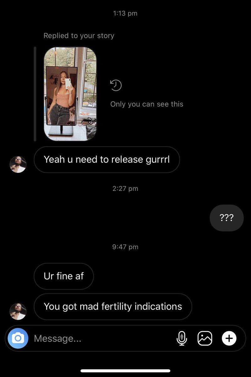 emijones_06's tweet photo. my brain is just a tad confused at how he thinks I’d take “you got mad fertility indications” 😍🤢 https://t.co/wW8CivCbZv