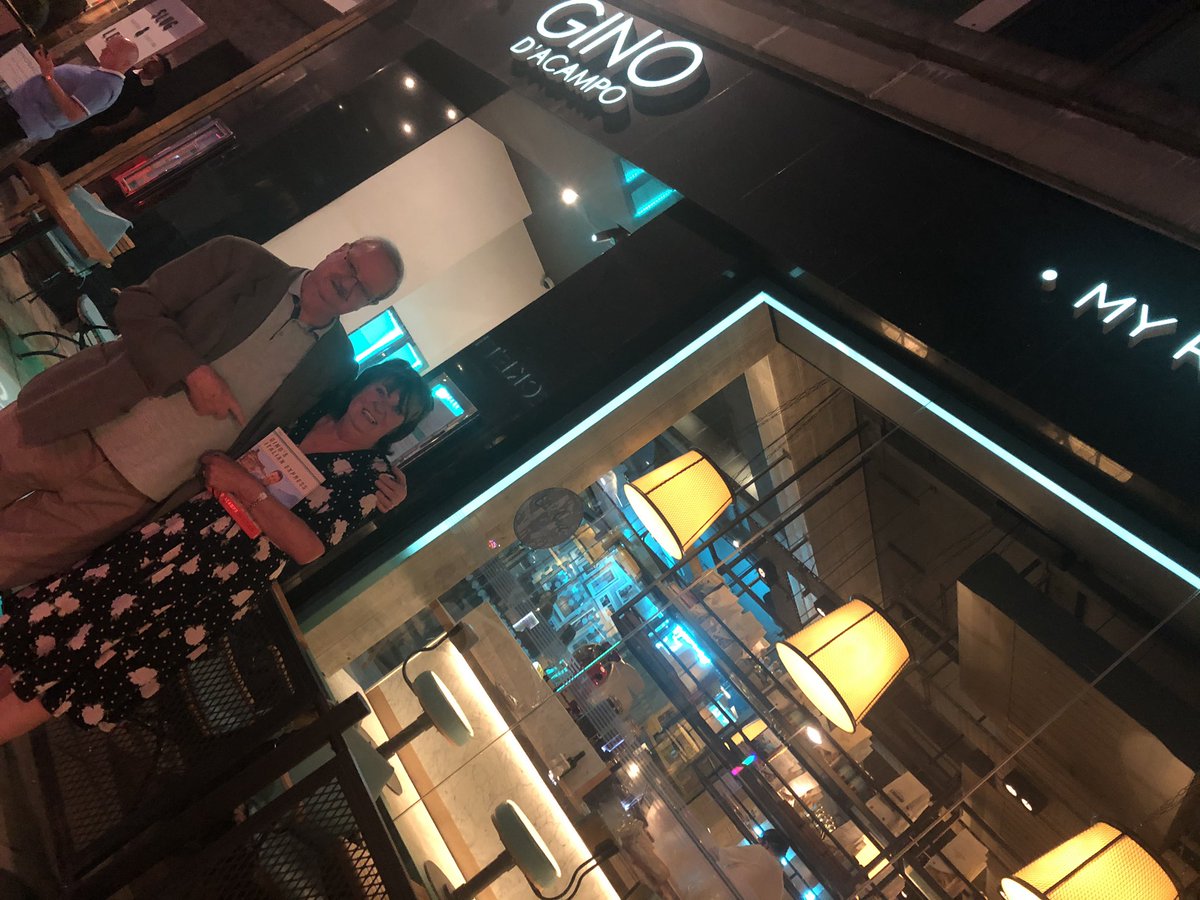 MattRobson's tweet photo. @Ginofantastico @GinoRestaurants Many thanks to all staff in providing a first class service to my parents on their Golden Wedding Anniversary celebrated at Ginoโs in Leeds! You made their day even more special! #ballissimo https://t.co/AGkGsqcFeN