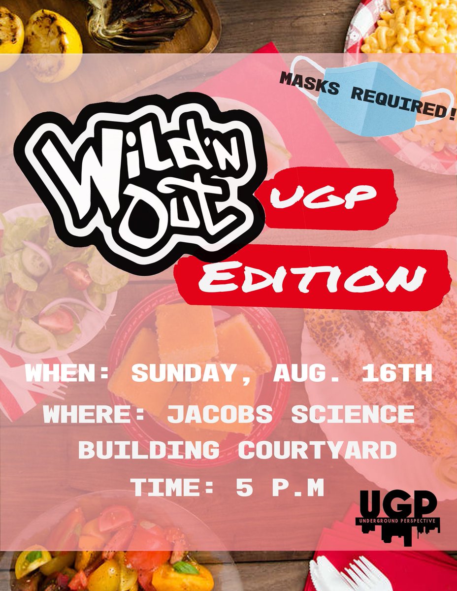 UGPerspective's tweet photo. What's up fam! We hope you've had a good time while getting settled into campus. But we about to turn up your weekend! UGP is throwing its first Wildin Out! Come out for a classic red vs blue showdown to see who really got the best jokes on campus. https://t.co/M0B91AMT5J