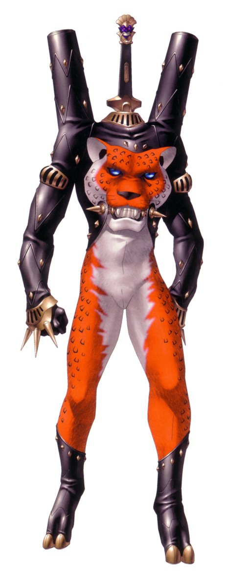 Tout d'abord la DA. Grâce au travail magnifique de Kazuma Kaneko, le character/demon-designer de la série, et son style si unique des ombrages de la lèvre et des yeux. Cela donne ainsi un cast de démons, issu de nos mythes, incroyablement dense. (Oui c'est un zizi-chariot)