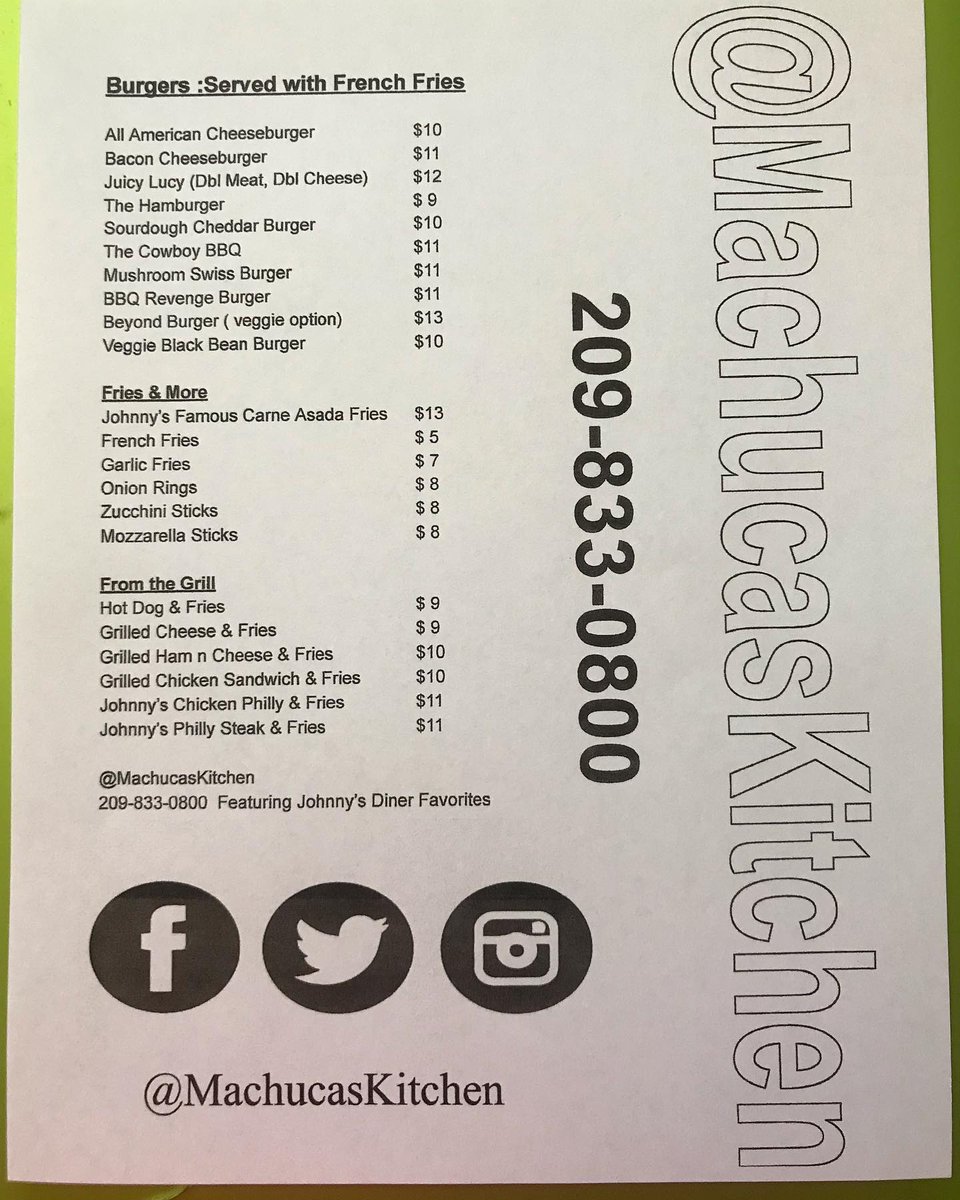 MachucasKitchen's tweet photo. We will be back in Mountain House TODAY Saturday 8/15 @ 5:00pm Wicklund Park Area!!! https://t.co/cBceGe3mrU