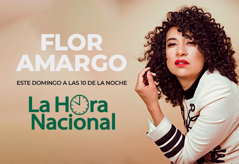 SEGOB_mx's tweet photo. Este domingo, a las 10 de la noche, no te pierdas la extraordinaria voz de Flor Amargo, en @lahoranacional.

Sigue la transmisión en vivo, a partir de las 22 hrs, por todas las estaciones de radio del país. https://t.co/ROQbyxrIcY