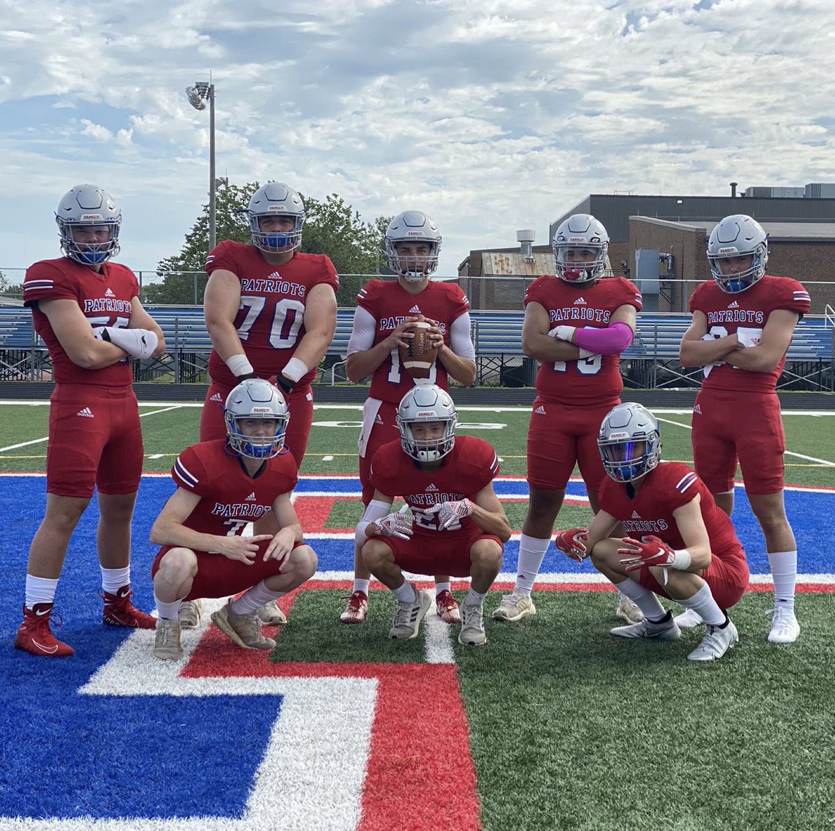 Game week!  The boys are ready!!! <a href="/owensacks3/">Owen Sacks</a> <a href="/jake_qb/">Jake McNamara</a> <a href="/k_gaffney28/">Kyle Gaffney</a> <a href="/AshmanCavin/">Cashman37</a> @ConnerSkinner7 <a href="/walker_cason/">Cason Walker</a> #family <a href="/wcsPHScr/">Charles Rathbone</a> <a href="/pagefootball/">Page Patriots Football</a>