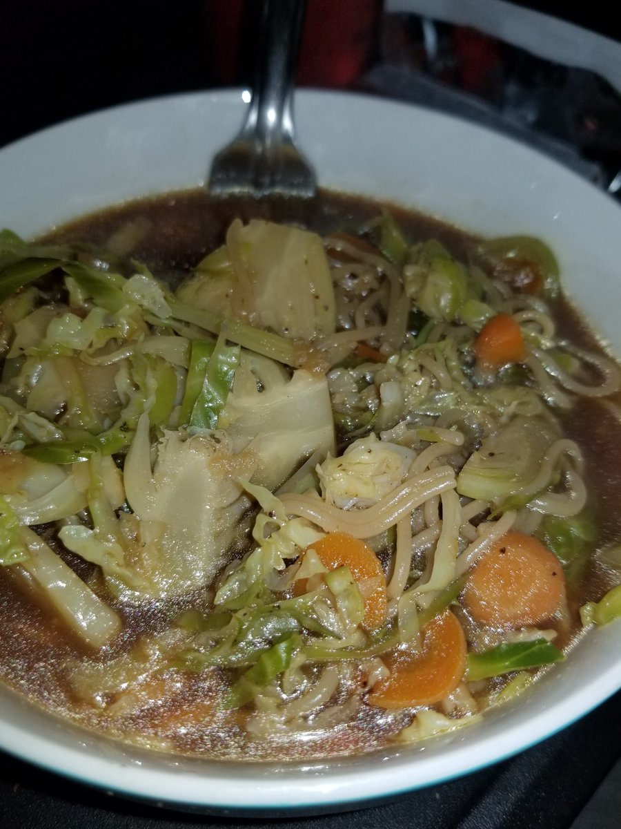 JazzyTexasChick's tweet photo. Fancy ramen from scratch(the noodles are store bought brown millet).
#homemadefood #ramen #fancyramen #nomnomnom https://t.co/95sae7rr5z