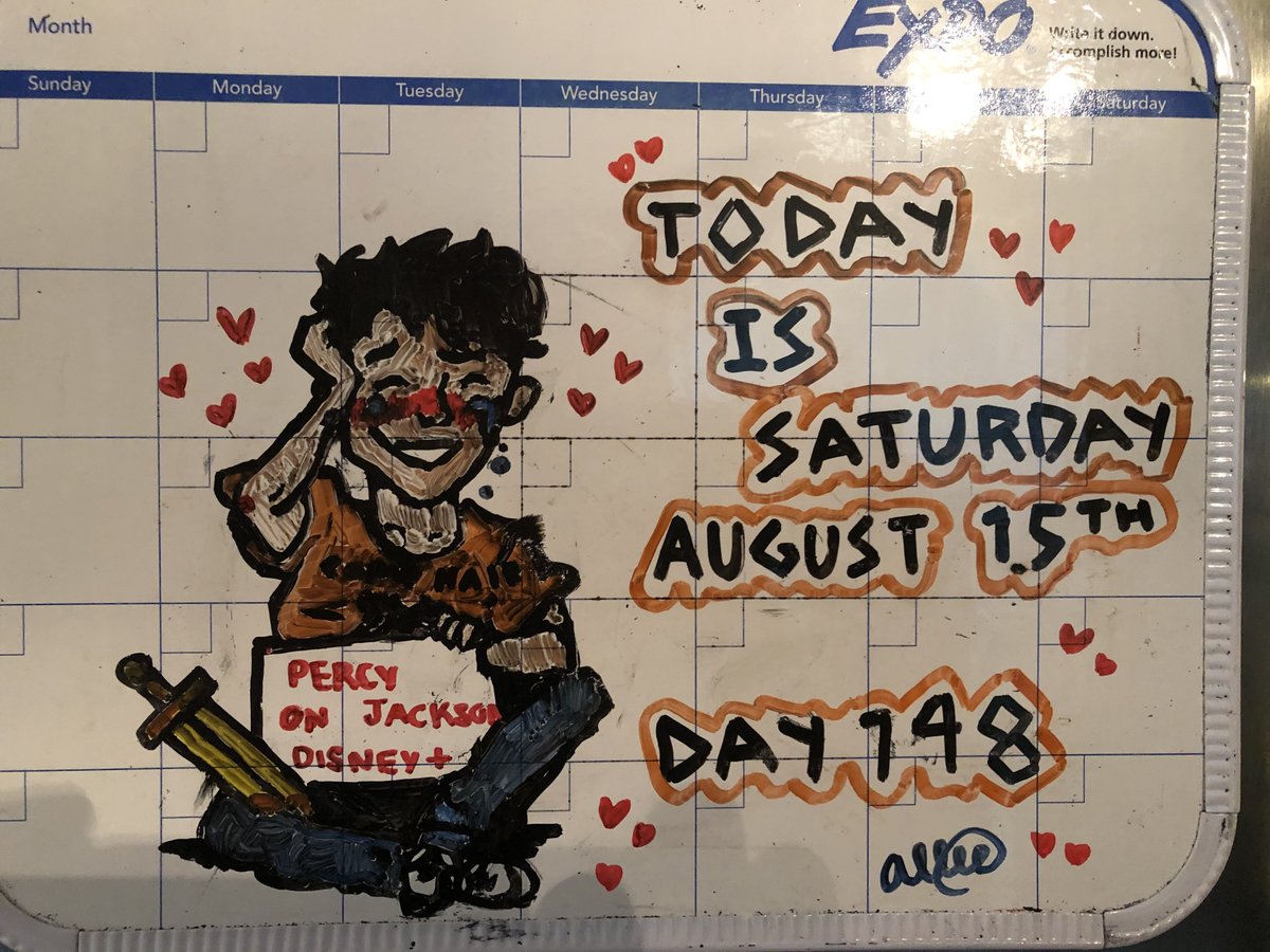 AlohaKugs's tweet photo. #RealityBoard #148 featuring @rickriordan #PercyJackson coming soon to @disneyplus #whatdayisit #stayathome #staysafe #writingcommunity #bartender #thelastgoodday https://t.co/GKiI1GpdZY