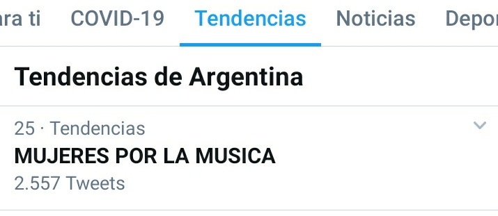 stafftiniarg's tweet photo. Ya entramos en tendencias Argentinas! Los invitamos a subir presentaciones o frases icónicas de sus artistas favoritas que se encuentren en la playlist! ¡Explotemos todo! MUJERES POR LA MUSICA https://t.co/FjThKQvPiQ