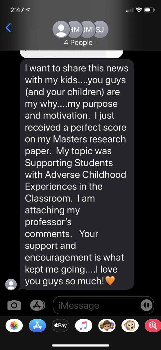 Hey i just thought i’d share that my mom just received a perfect score on her Masters Thesis for her masters degree, she’s been in school working her hardest since i was 7 just so we can live a better life. A single mom with 4 kids, all by her self. Proud of u mama❤️. Go show luv