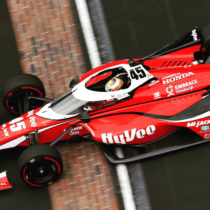 CitroneBuhl's tweet photo. There you have it folks...Spencer Pigot in the No. 45 car will be staring 12th in the 104th Running of the Indianapolis 500 next Sunday! Just missed fast nine but ready for The Greatest Spectacle in Racing.

#indy #indy500 #indycar https://t.co/ml6xVBsla6