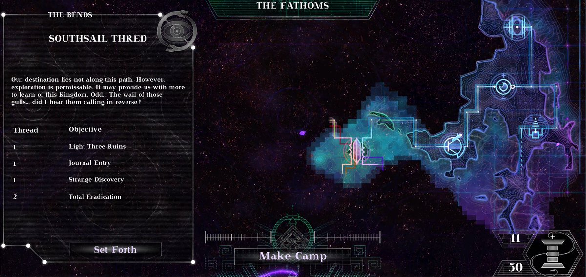 LightArcStudio's tweet photo. It has been too long, so here's a #screenshotsaturday post from #ItStaresBack's current development. This is just a taste of what we've been implementing!

#gamedesign #indie #horror #fantasy #rts #Map https://t.co/t5STBxuMSV