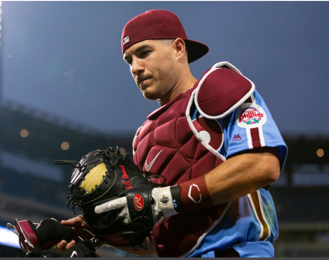 theonlyswago's tweet photo. If the @Phillies let JT Realmuto walk and don't get him signed long term, I'm not gonna keep our annual Company Suite at the Park... Get this done Matt and fix the Bullpen and we got a shot. 
@mlb #MLB #Phillies #PhiladelphiaPhillies #RingOn #RingTheBell #RingTheBell #RingTheBell https://t.co/b0uWG4sI6D