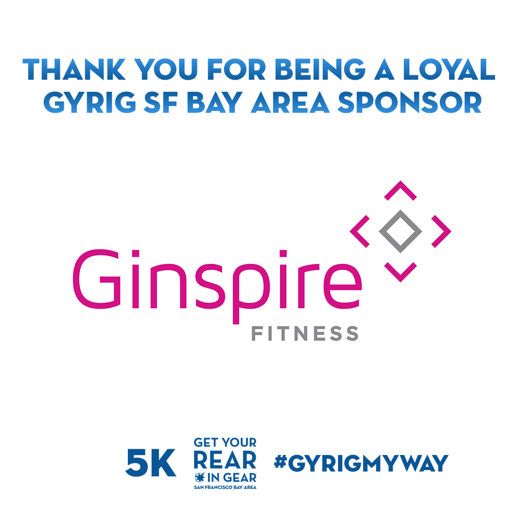 It's Sponsorship Satuday and we're shouting out Ginspire Fitness, a 3 year loyal race sponsor. Fun fact: Gin is actually a part of our committee too! If you'd like to donate to the cause, please click the link below. linktr.ee/gyrigsfbayarea