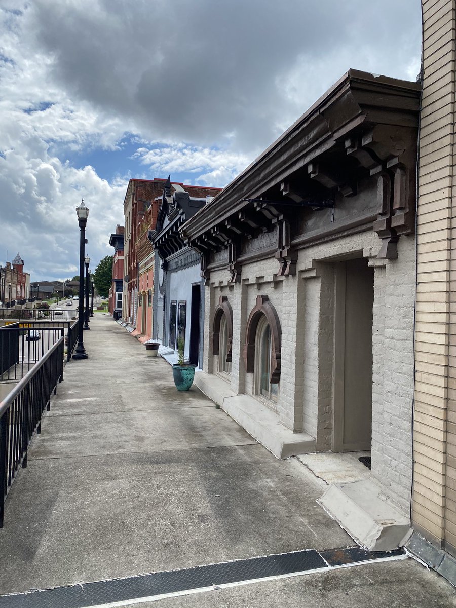The skywalk gives you the chance to explore the details of the building cornices up close in a very surreal way.